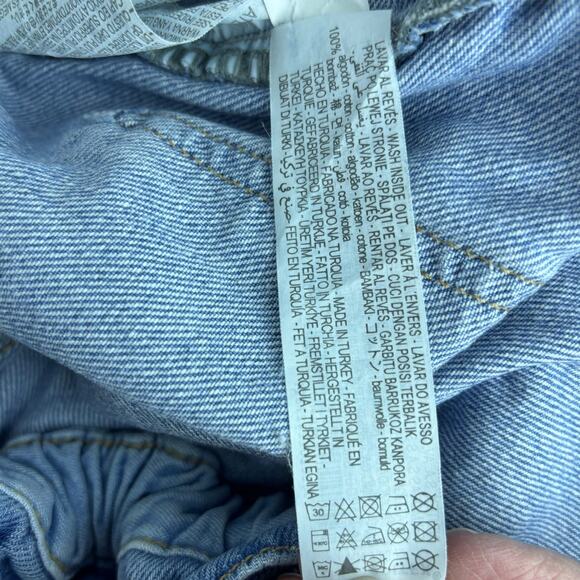 Zara Paper Bag High Waist Jeans Size 0 Beautiful Excellent Condition - Picture 11 of 12